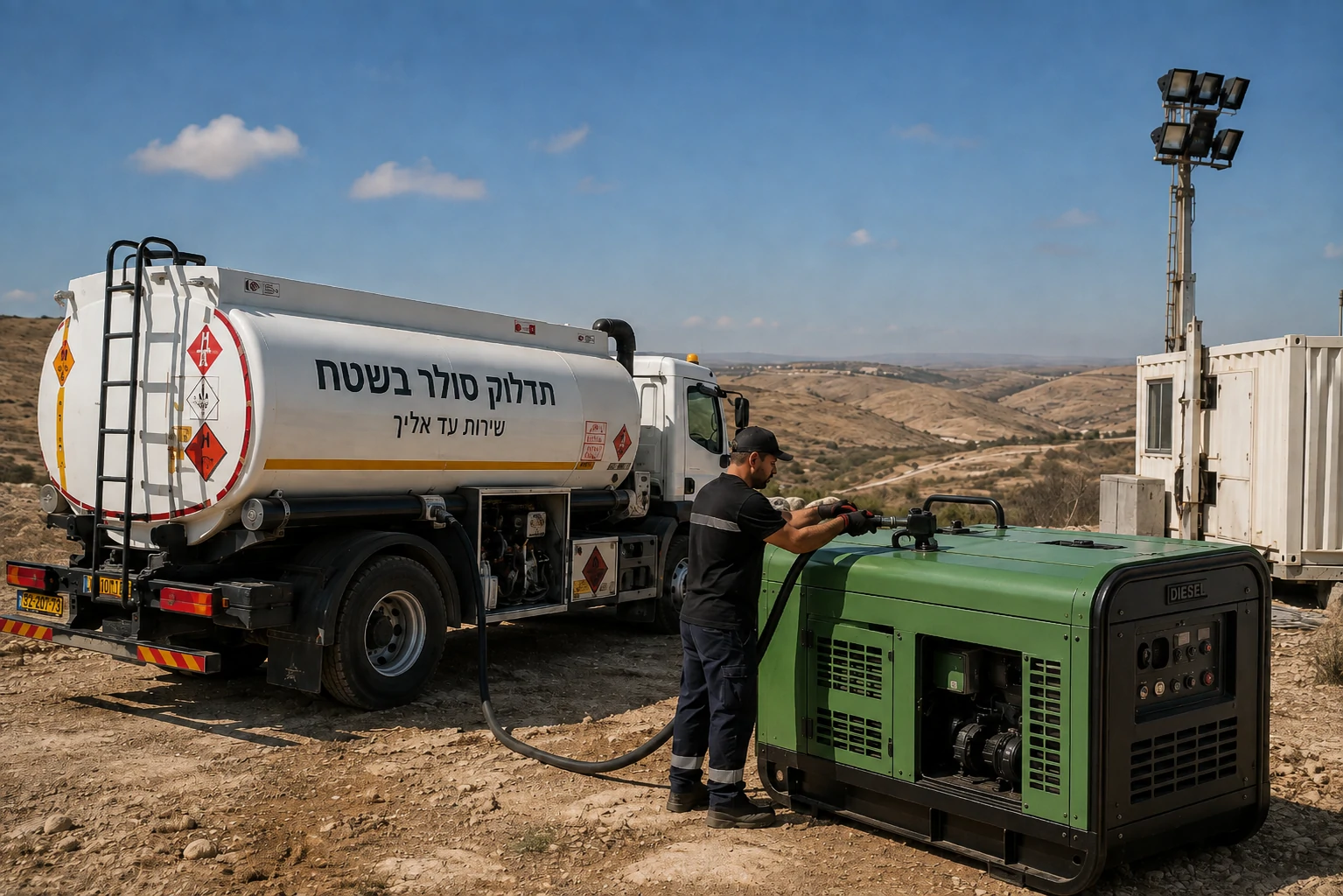 אספקת סולר לגנרטורים
